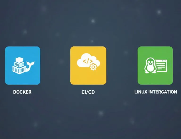 DevOps teknolojileri: Docker, CI/CD ve Linux entegrasyonu