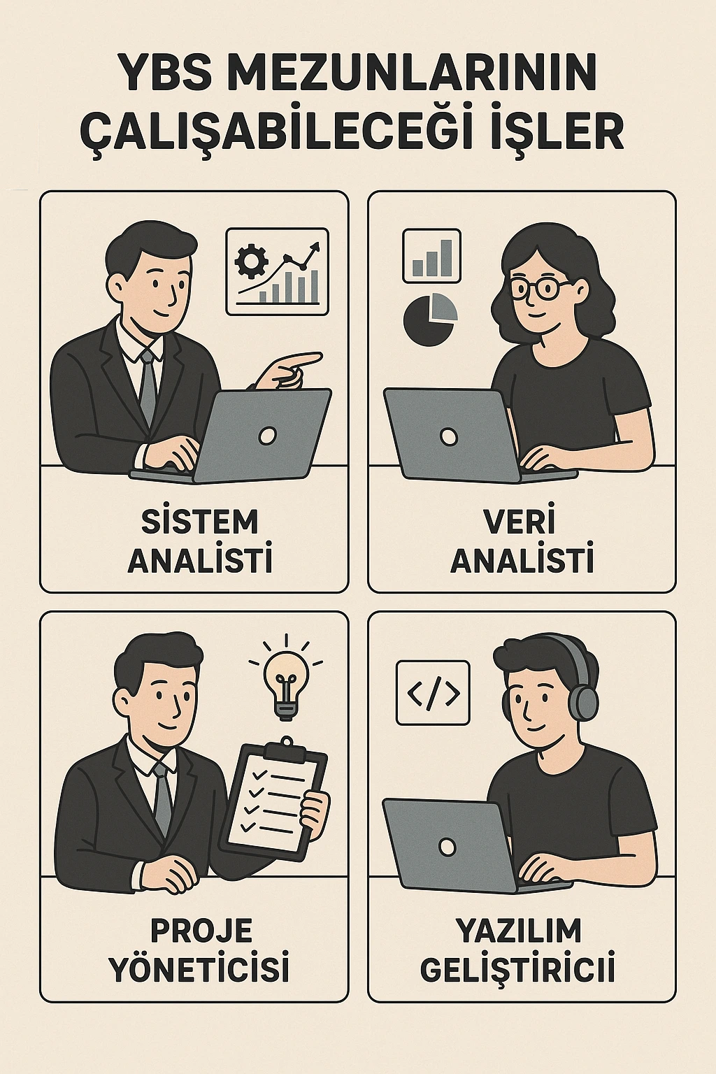 YBS mezunlarının iş alanları